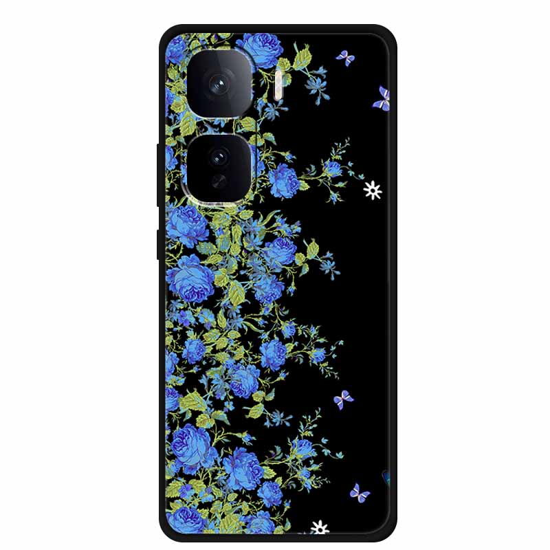 Black Silicone Case For Vivo iQOO Neo 10 Pro Plus Case Cartoon Coque Soft Back Cover For Vivo iQOO Neo 9s Pro Plus Case Funda
