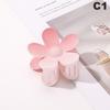Cherry Blossom Hair Clip Frosted Grab Clip Fresh Versatile Shark Clip Pan Hair Grab Jewelry