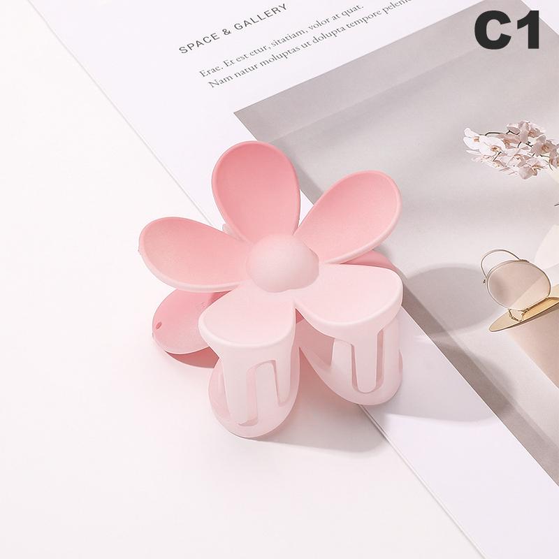 Cherry Blossom Hair Clip Frosted Grab Clip Fresh Versatile Shark Clip Pan Hair Grab Jewelry