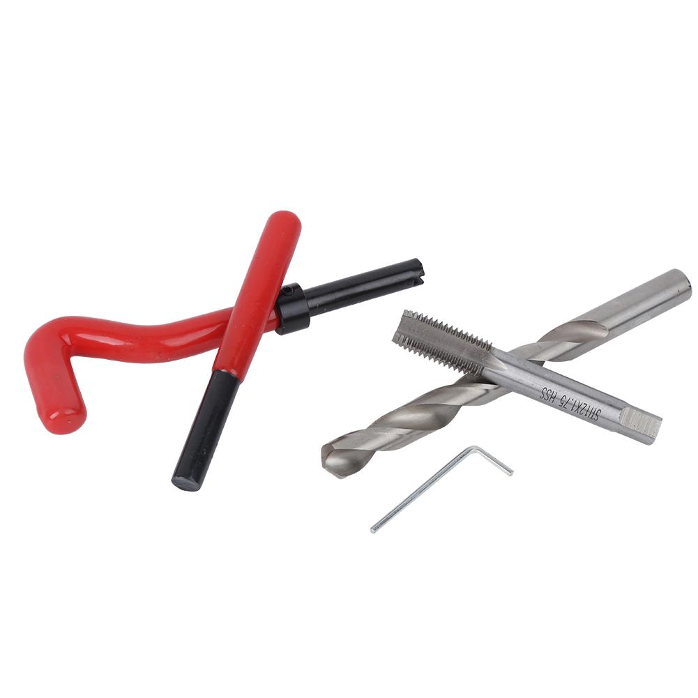 25pcs M12 Thread Repair Kit Thread Tap Drill Bit Damaged Threads Repair Tools