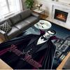 Crystal Velvet Rug Custom Name Text, Soft Non Slip Floor Mat Home DecorDracula