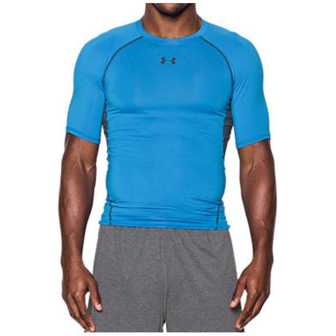 Under Armour Printed Dopamine Training Short Sleeve T-Shirt Men Tops Blue 1257468-787