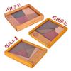 Five-Piece Tangram Wooden Puzzle: Cleverly Place Square, Circle, and Triangular Irregular Shapes