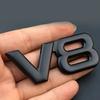 V8 Emblem Metal Sticker Badge Fender For V8 Racing Emblem Auto For Car Motorcycle Truck SUV