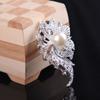 Large Pearl Flower Wreath Brooch Fashion Corsage Women's Jewelry Long-lasting Color Exquisite BFF Gift Accessory