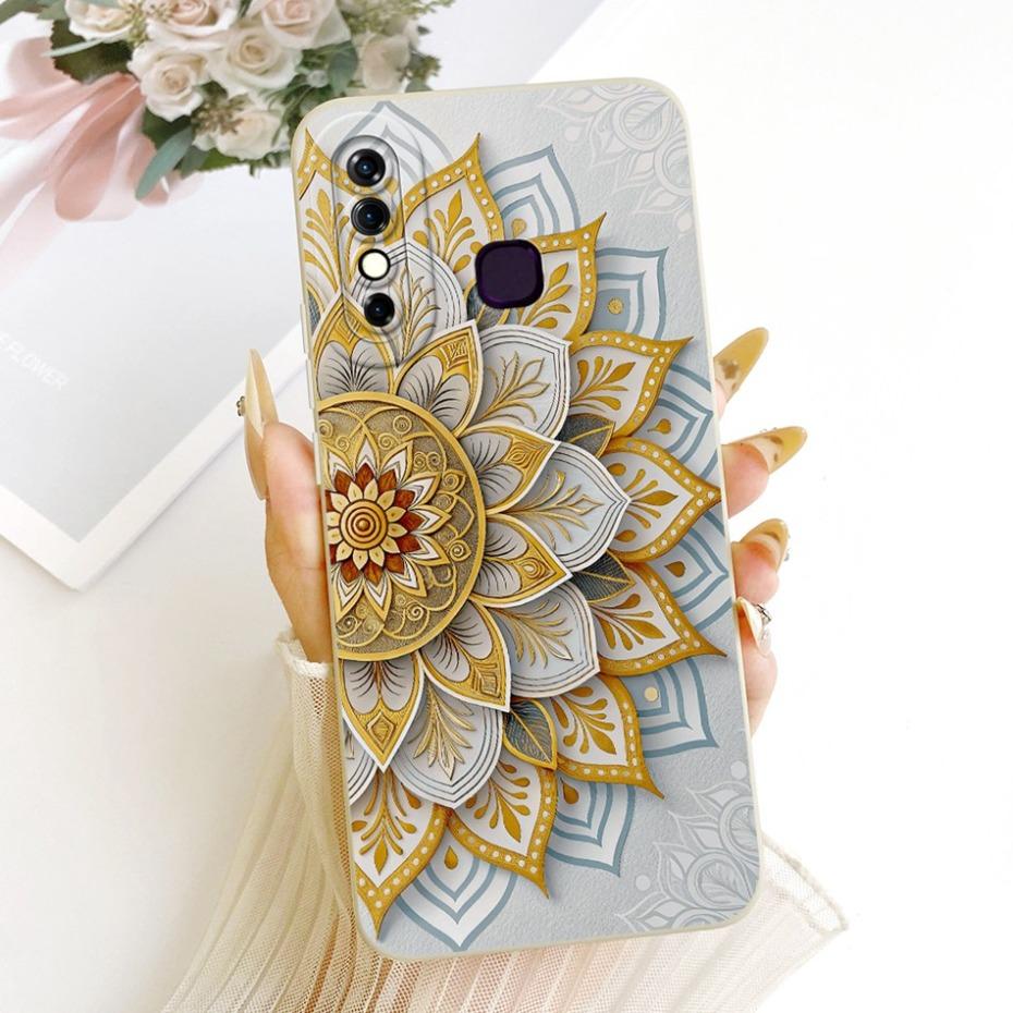 Cute Printed Phone Case For Infinix Hot 8 8Lite X650 X650C Soft Silicone Shockproof Cases For Infinix Hot 8 Lite Hot8 Bumpers