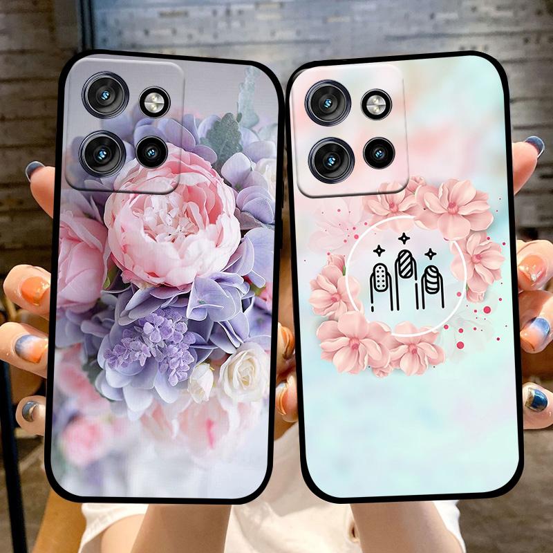 Für Motorola Edge 50 Neo Hülle Edge 50 Farbe Bemaltes TPU Silikon Weiche Handy-Rückabdeckung Für Moto S50 5G Schutz Stoßfänger Fundas