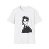 Fight Club Edgy Grunge Porträt T-Shirt | Monochromes Silhouette Tee