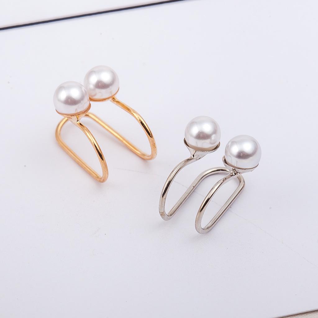 Simple Style Earless Ear Clip Geometry U-shaped Earrings Fashion Jewelry MIT