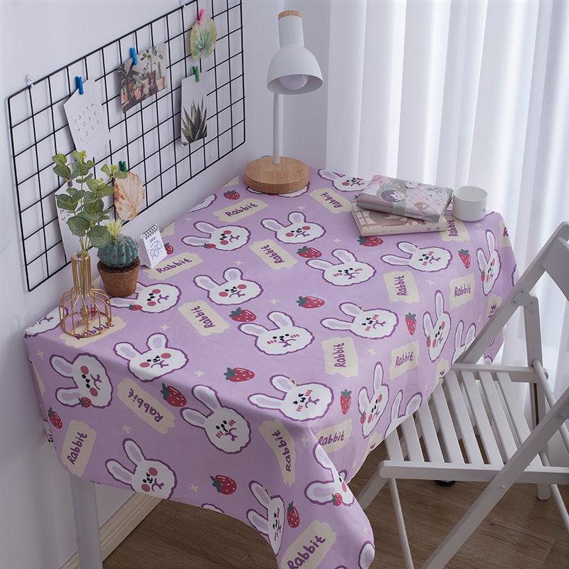 Flannel Tablecloth Girl Heart Cute Cartoon Children'S Room Student Dormitory Desk Decoration Photo Background Cloth