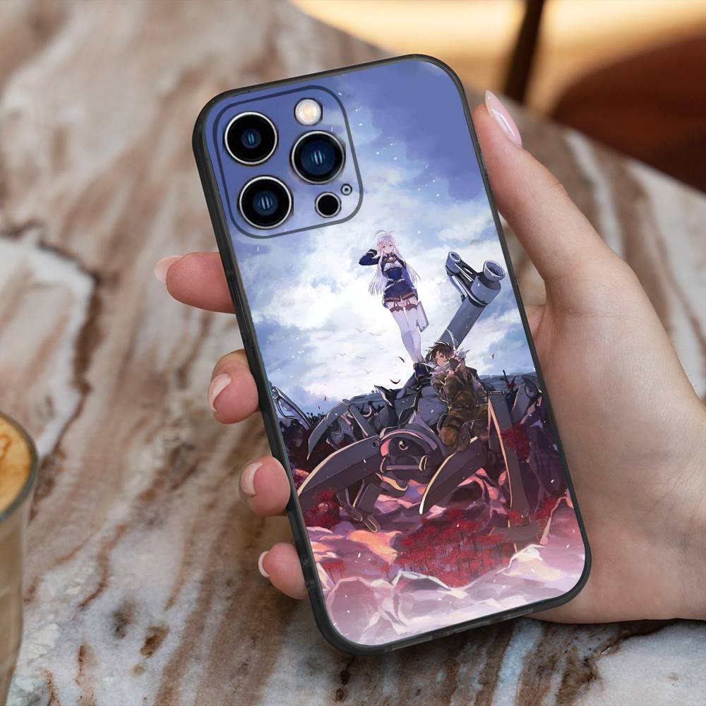 1 Stück Klassisches Anime 86 Eighty Six Mode Handyhülle Silikon Weich Für IPhone 16 15 14 13 12 11 Plus Pro Max Plus