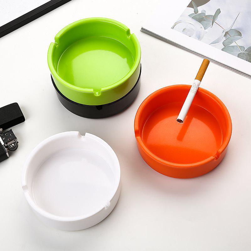 Colorful Drop-Resistant Melamine Ashtray for Hotels, Cafes, Homes, and Bars