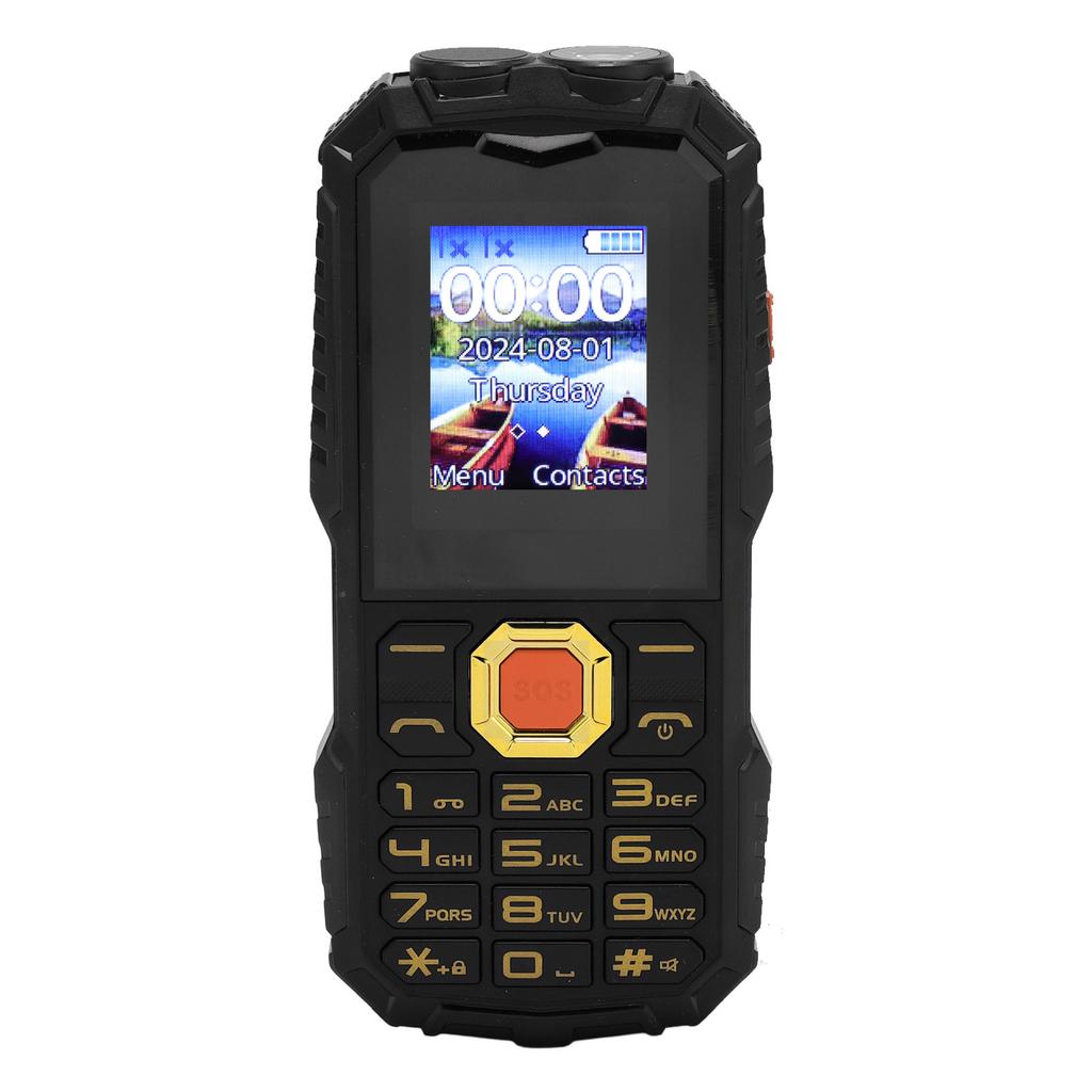 4G Elderly Phone 1.8 Inch HD Screen Dual Card Dual Standby 32MB and 32MB Memory Mobile Phone Black