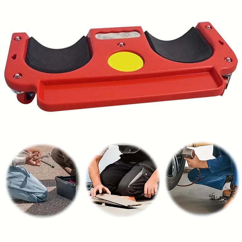 1pc Rolling Knee Pad Platform with Wheels ABS Material, Multi-Function with Built-In Tool Tray, Comfortable Cushioned Kneeling Pad for Machine Workers