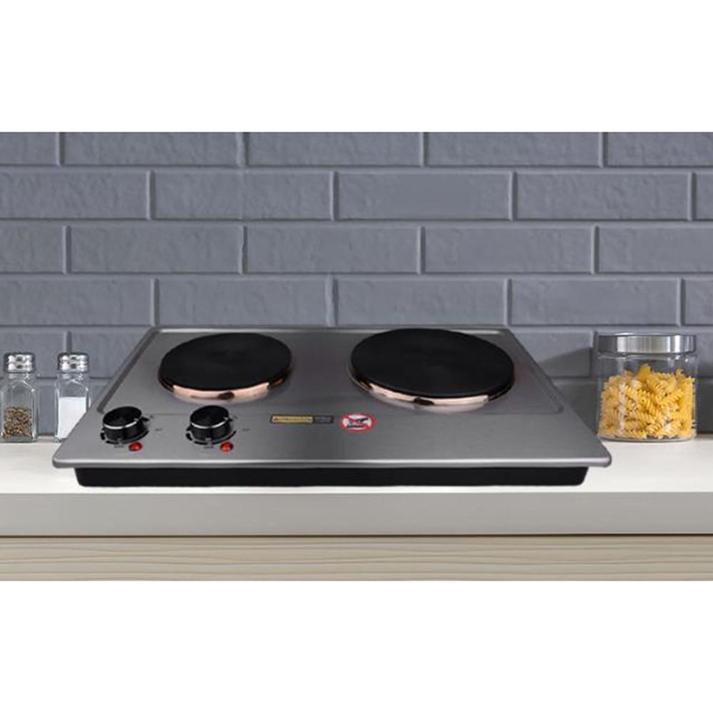 Portable Desktop Burner Kitchen Appliance Dual Control Infrared Stove Household Stainless Steel Electric Stove