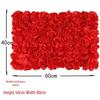 OEING Artificial Red Prosperous Flower Wall Panel