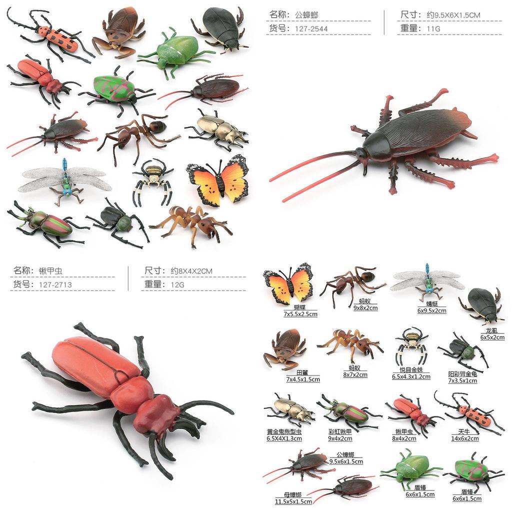 Impressive Pvc Insect Figurines Featuring Colorful Butterflies Ants Beetles And Spiders For Nature Lovers And Collectors