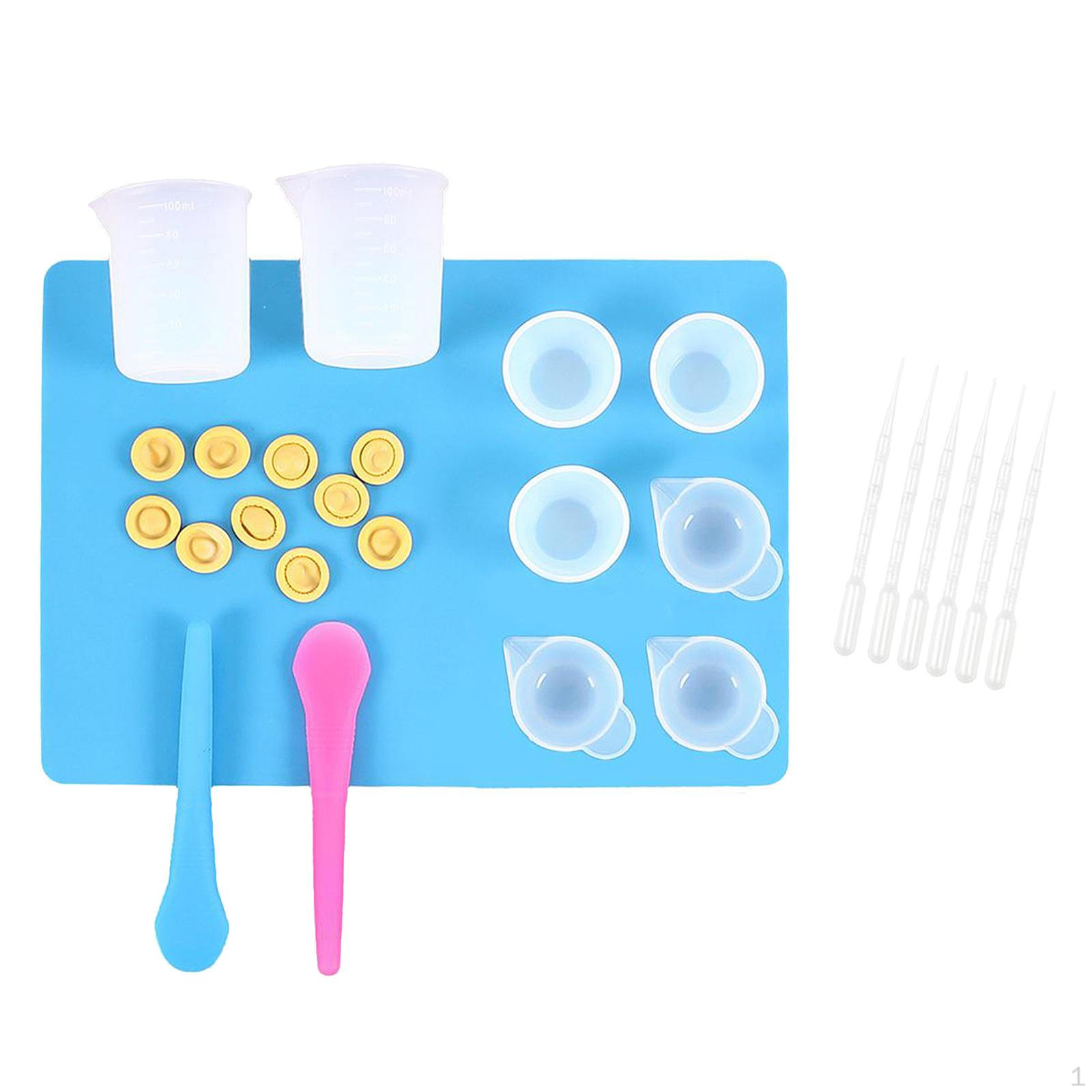 Color Resin Silicone Mixing Cup Measuring 27Pieces