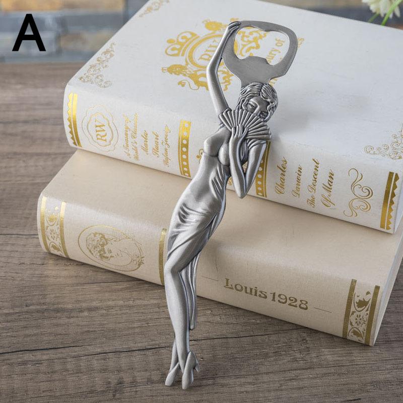 Opener Bottle Beer Fridge Magnet Magnets Funny Openers Capforkitchen 3D Decorative Shape Lady Novelty Metal Sticker