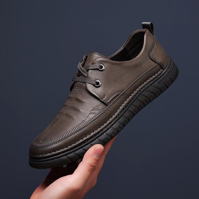 Men's Shoes Business Men's Leather Shoes Genuine Leather Soft Soled Leather Casual Shoes