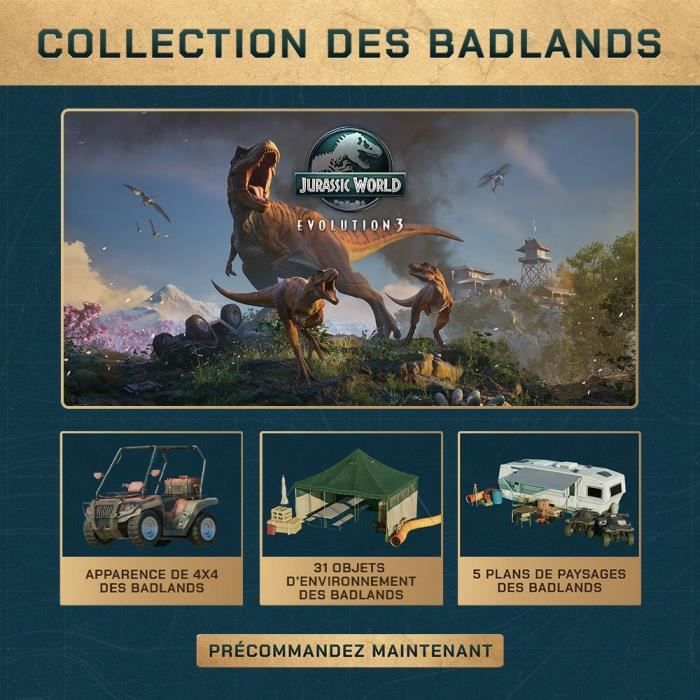 Jurassic World Evolution 3 - Jeu PS5