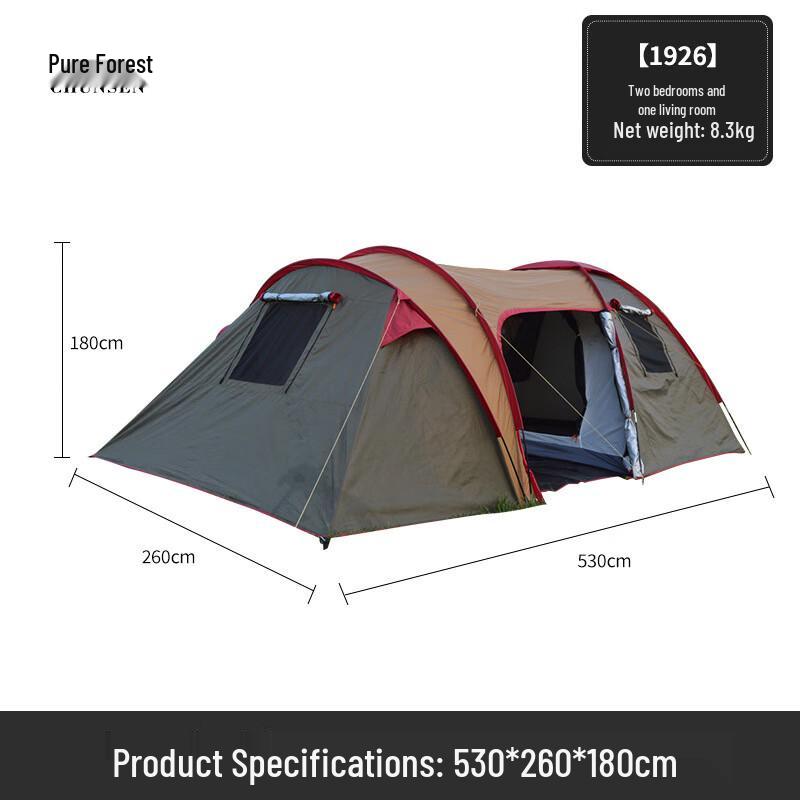 Pure Forest Outdoor Double-Layer Camping Tent