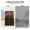 6 Layer Jewelry Box Wood Jewelry Organizer Storage Box Without Mirror Multi Compartment for Rings Earrings Necklaces Bracelets