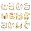 Stainless Steel Ear Clips, No Piercing Required - Simple and Stylish Earrings for Bold Personalities.