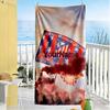 Atletico Madrid Personalized Text Beach Towel Super Soft Microfiber Quickdry Fabric