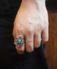 Josilver Sprout Ring (Large Size) - Turquoise