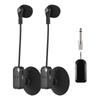 2,4G Kabelloser Instrumentenmikrofonempfänger mit abnehmbarer Saugnapf für Gitarre Violine Cello Akkordeon Lautsprecher