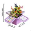 3D Bouquet Greeting Card, Mother's Day Birthday Gift for Mother, Grandma,