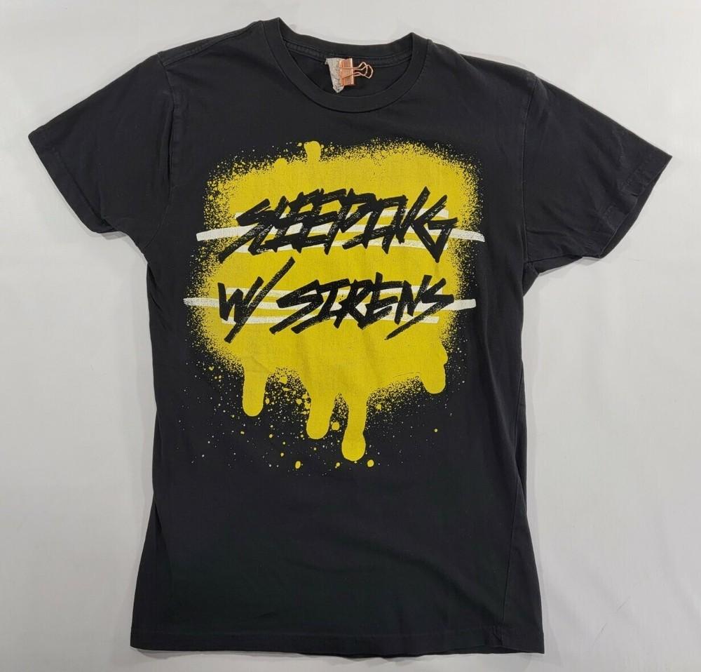 Vtg Sleeping with Sirens Band Cotton Black Shirt Unisex S to 5XL BO412 Unisex T-Shirt XXXL