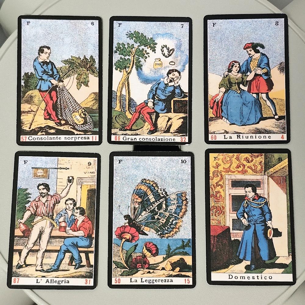 Oracle Sibyl Cards Every Day Oracle Deck Sibilla Italian Deck For Party Game Card Games New Year Gifts 52pcs/Set