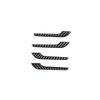 Soft Carbon Fiber Car Inner Door Handle Decorative Strip Trim Sticker For Mercedes Benz C-Class W206 2022-2024 Car Accessories