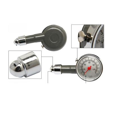 Car Tire Pressure Monitor Car Tire Pressure Gauge Air Pressure Detection Gauge Metal Mechanical Tire Pressure Gauge