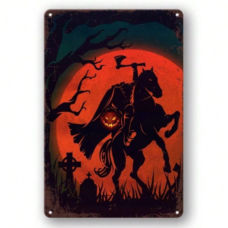 Placa Decorativa de Metal para Parede 20x30cm
