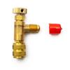 Air-conditioning Fluoride Safety Valve Adapter Anti-Air Leakage Brass