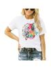 Wounisex unisextal Health Matters Shirts Menschliches Gehirn Krankheitsbewusstsein T-Shirt Therapeut Tee Top
