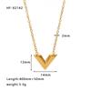 Ins Best Selling  316L Stainless Steel 18K Face Textured Oval Pendant Charms Necklace for Women Waterproof Jewelry