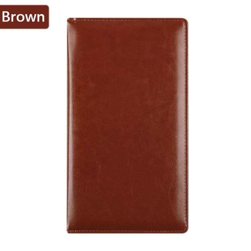 PU Leather Clipboard Document Clip Storage Slot Writing Pad Portable A6 File Folder  Restaurant