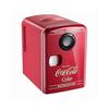 Coca-Cola 12V Tragbarer 4 Liter/6 Dosen Thermoelektrischer Mini-Kühlschrank/Warmhaltebox mit Bluetooth-Lautsprecher