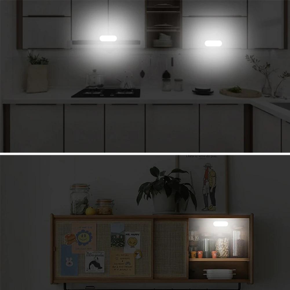 1Pcs LED Car Mini Touch Light Car Roof Magnet Camper Car Interior Lighting USB Charging Portable Auto Roof Reading Night Lamp