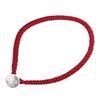 Ox Zodiac Bracelet Red Rope S925 Silver Ornament Woven Bracelet Accessory for Men Women