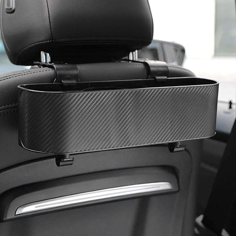 Partitioned Car Interior Cup Holder Waterproof Backseat Organizer Car Seat Storage Box  Snacks