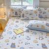 2026 Cartoon Fitted Bed Sheet - Four Seasons, Non-slip Dormitory Mattress Cover