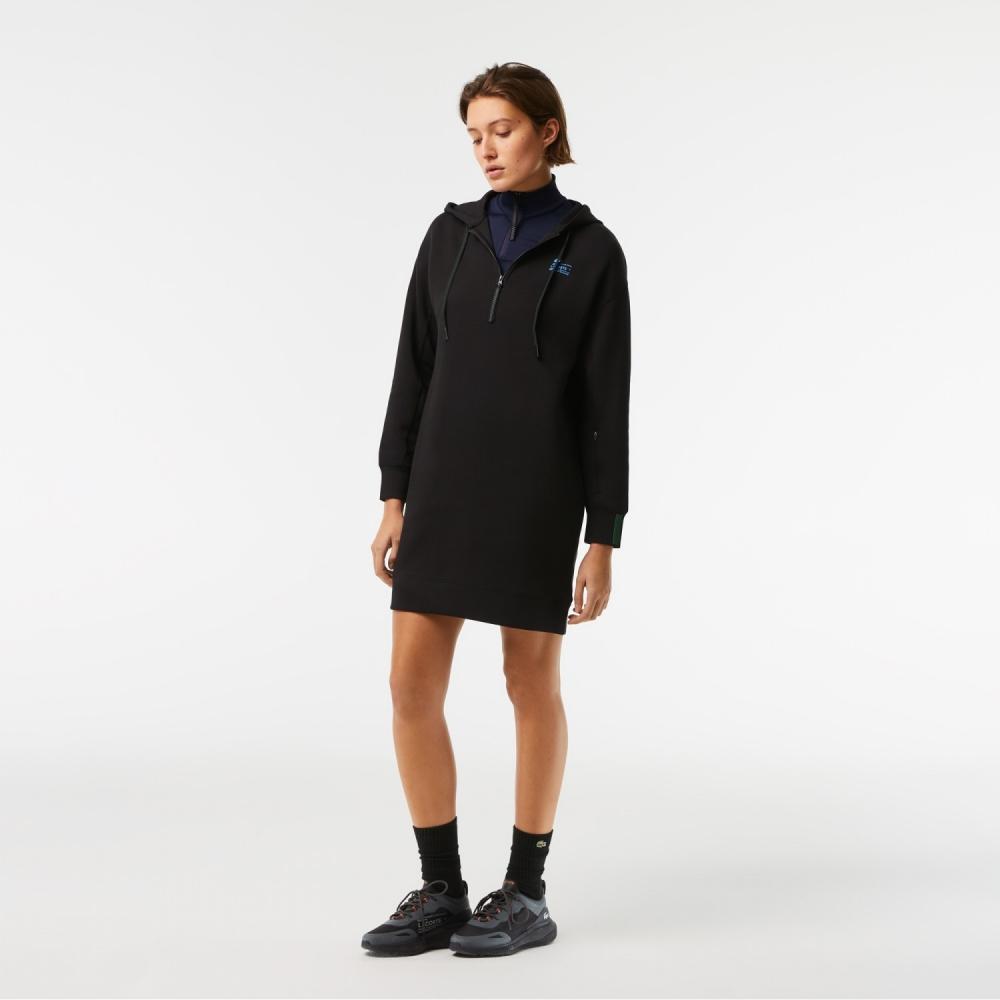 

Женское платье LACOSTE с капюшоном на молнии до половины EF942452N 031