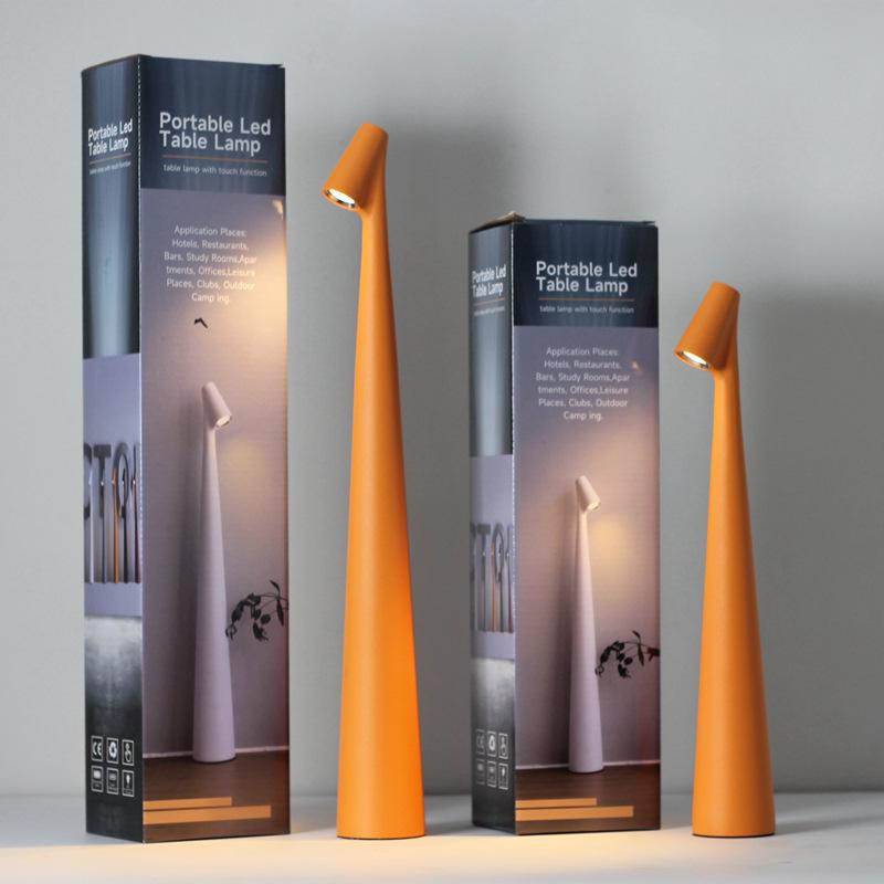 Designer Style Tall Desk Lamp: Modern Minimalist Ambient Light for Bedside or Reading