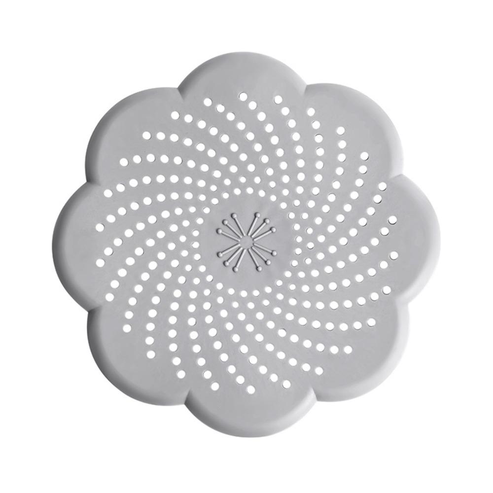 1PC Floor Drain Cover Silicone Equipped with Suction Cups Anti Clogging Sink Filter for Kitchen Bathroom Hair Catcher Screen