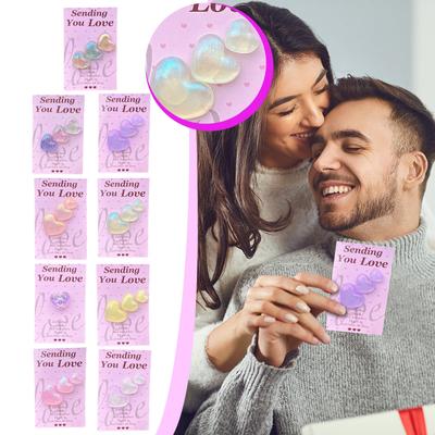 6 tarjetas de bolsillo decorativas para regalar, tarjetas DIY para San Valentín, tarjetas de abrazo transfronterizas, tarjetas de amor para niños, amigos y amantes, suministros para fiestas de San Valentín.